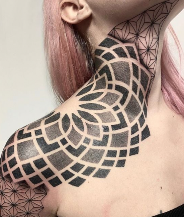 Desain geometris abstrak